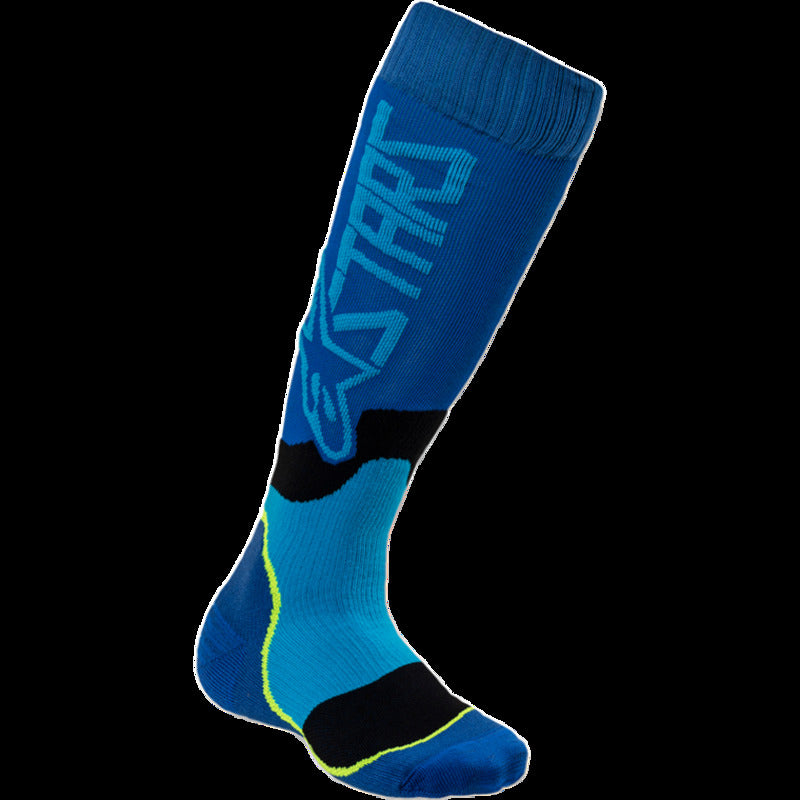 Alpinestars Youth Mx Plus-2 Socks - Blue/Blue