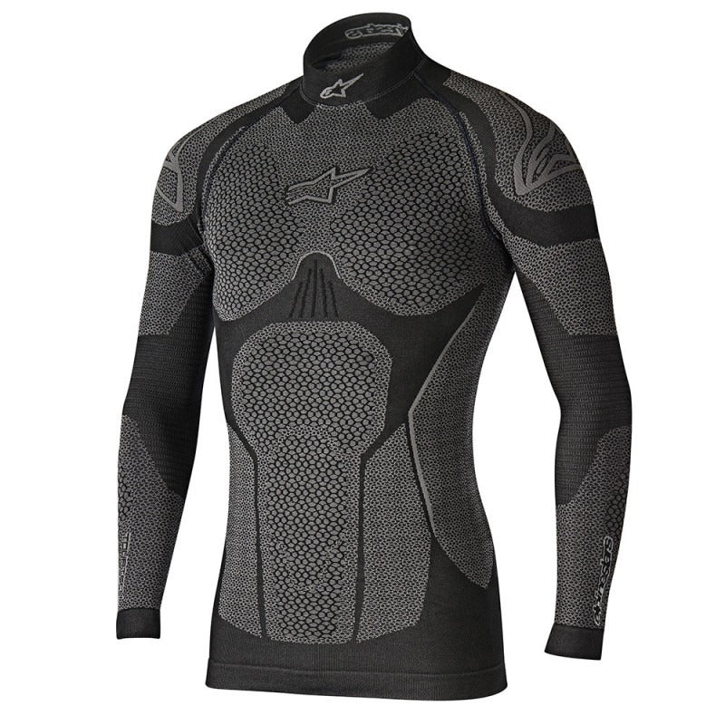 Alpinestars Ride Tech Winter Long Sleeve Top Undershirt - Black/Grey