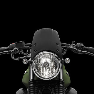 Rizoma Headlight Fairing For Ducati Scrambler/Triumph Street Twin - Black