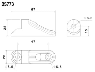 Rizoma Sport Mount Mirror Adapter Black for Kawasaki Ninja 300 15-20/Ninja 600 ZX-6R 09-20/Ninja 650 17-20