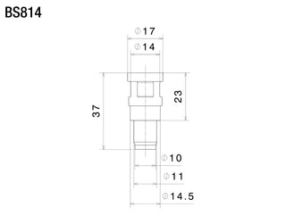 Rizoma Direct Mount Mirror Adapter Black for Triumph Bonneville T100/T120/Thruxton