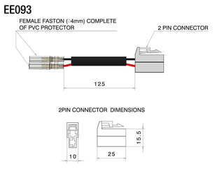 Rizoma Indicators Cable Kit EE093H