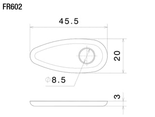 Rizoma Rear Turn Signal Mounting Kit FR602BS