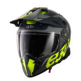 Eldorado ESD E30 Graphic E301 Helmet - Black/Grey/Fluro Yellow