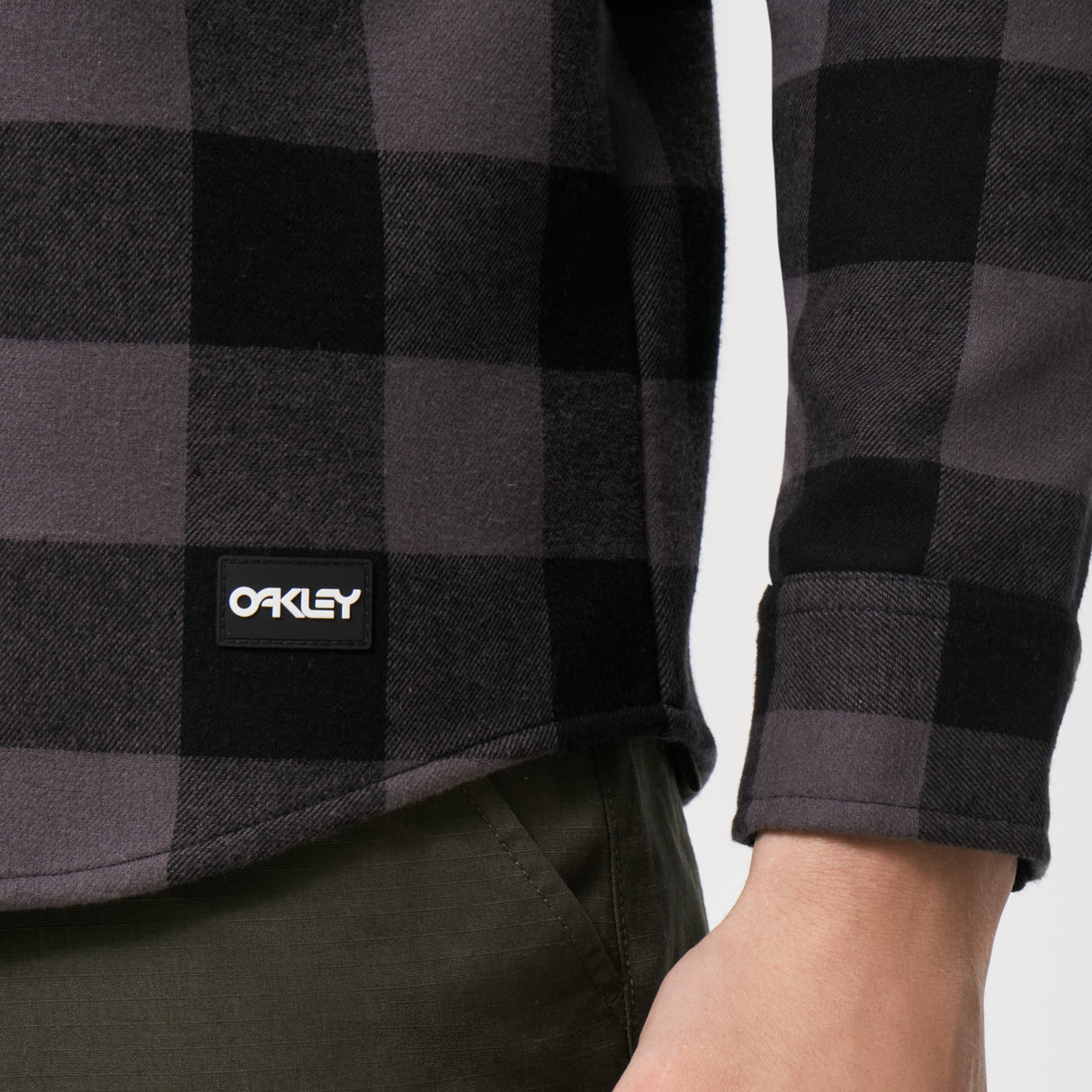 Oakley Casual Bear Cozy Flannel Black/Grey Check