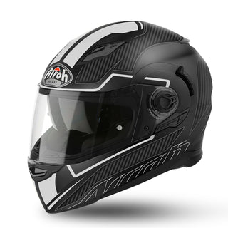 Airoh Movement Faster Motorcycle Helmet -  White Matte