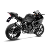 LV Factory S Carbon Fiber Full Exhaust System w/Carbon End Cap for Yamaha YZF-R7 21-22