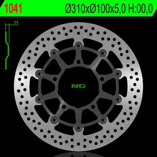 NG Brakes OEM Replacement Rotor NG1041