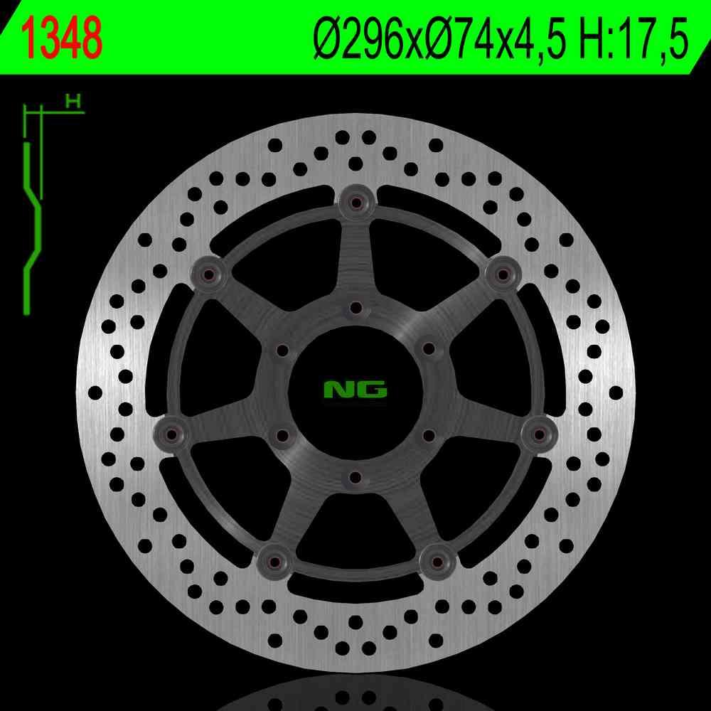 NG Premium Brake Rotor Oem NG1348