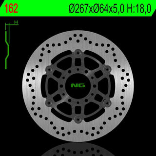 NG Premium Brake Rotor Oem Replacement NG162