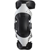 Pod K4 2.0 Motocross Dirt Bike Protection Racing Left Knee Brace - White/Black