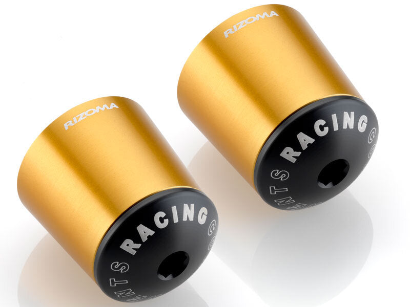 Rizoma 2color Conical Bar-End plug For OEM Handlebar MA510G - Fire Gold