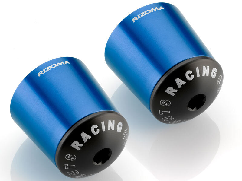 Rizoma 2color Conical Bar-End plug For OEM Handlebar MA510U - Blue