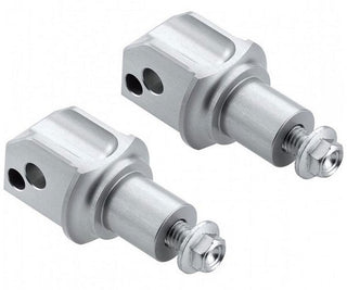 Rizoma Peg Adaptors For Rizoma Footpegs PE791A - Silver