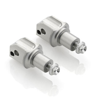 Rizoma Footpeg Adaptors PE798A - Silver