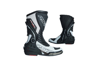 RST Boot Tractech Evo 3 Black/White - MotoHeaven