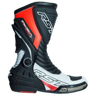 RST Boot Tractech Evo 3 Black/White/Red - MotoHeaven