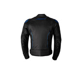 RST S-1 CE Leather Jacket - Black/Grey/Blue