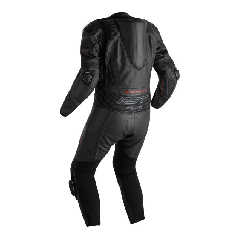 RST Pro Series CE Leather One Piece Race Suit - Black