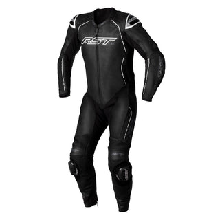 RST S-1 CE Men's Leather One Piece Suit - Black/White