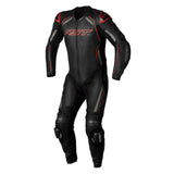 RST S-1 CE Men's Leather One Piece Suit - Black/Grey/Red