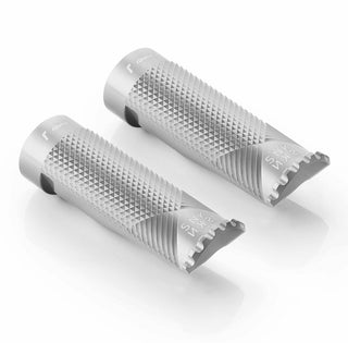 Rizoma "Snake" Footpegs - Silver PE615A