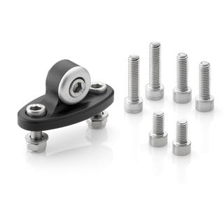 Rizoma Sport Mount Mirror Adapter Black for Honda CBR 600 RR 03-08/Kawasaki Ninja 600/636 ZX-6R 05-08/Ninja 1000 ZX-10R 04-07