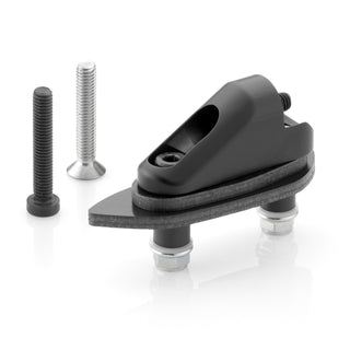 Rizoma Sport Mount L Mirror Adapter Black for Kawasaki Ninja 1000 ZX-10R 08-10/MV Agusta F3 675/F4 1000/Suzuki GSX-R600/R750/R1000