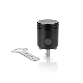 Rizoma Piston Brake/Clutch Fluid Reservoir 26ml For Aprilia/BMW/Ducati/Kawasaki/KTM/Triumph - Black