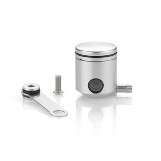 Rizoma Piston Brake Fluid Reservoir 25ml For Aprilia/Ducati/Kawasaki/KTM - Silver