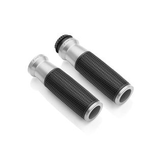 Rizoma Urlo 22mm Grips GR222A - Silver