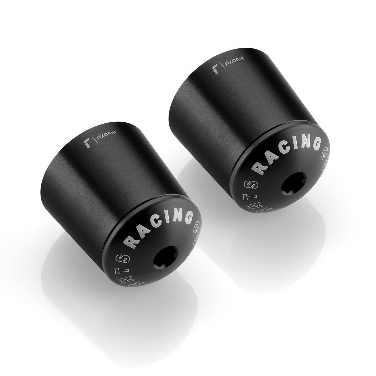 Rizoma 2color Conical Bar-End plug For OEM Handlebar MA510B - Black