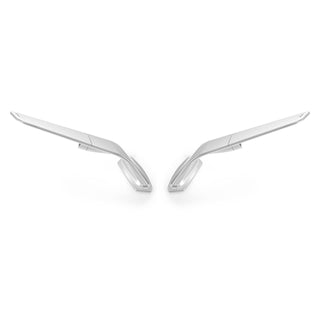 Rizoma Stealth Right & Left Mirror Silver Pair