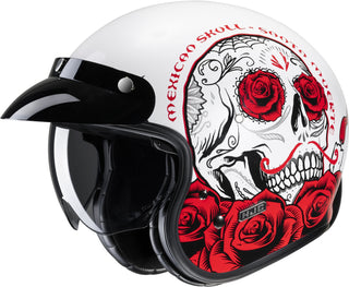 HJC V31 Desto MC-1 Helmet - White Red