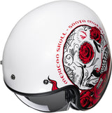 HJC V31 Desto MC-1 Helmet - White Red