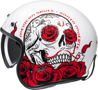 HJC V31 Desto MC-1 Helmet - White Red