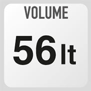 Givi V56NNT Monokey 56 Litre Top- Cases  - Black/Carbon