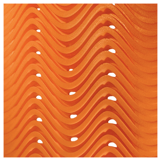 Saint D30 Viper Stealth Back Armour - Large - Orange