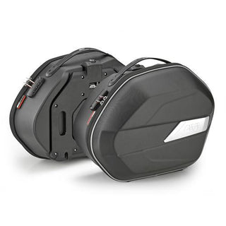 Givi 25L Pair Of Semi-Rigid Monokey Side Bags - Black