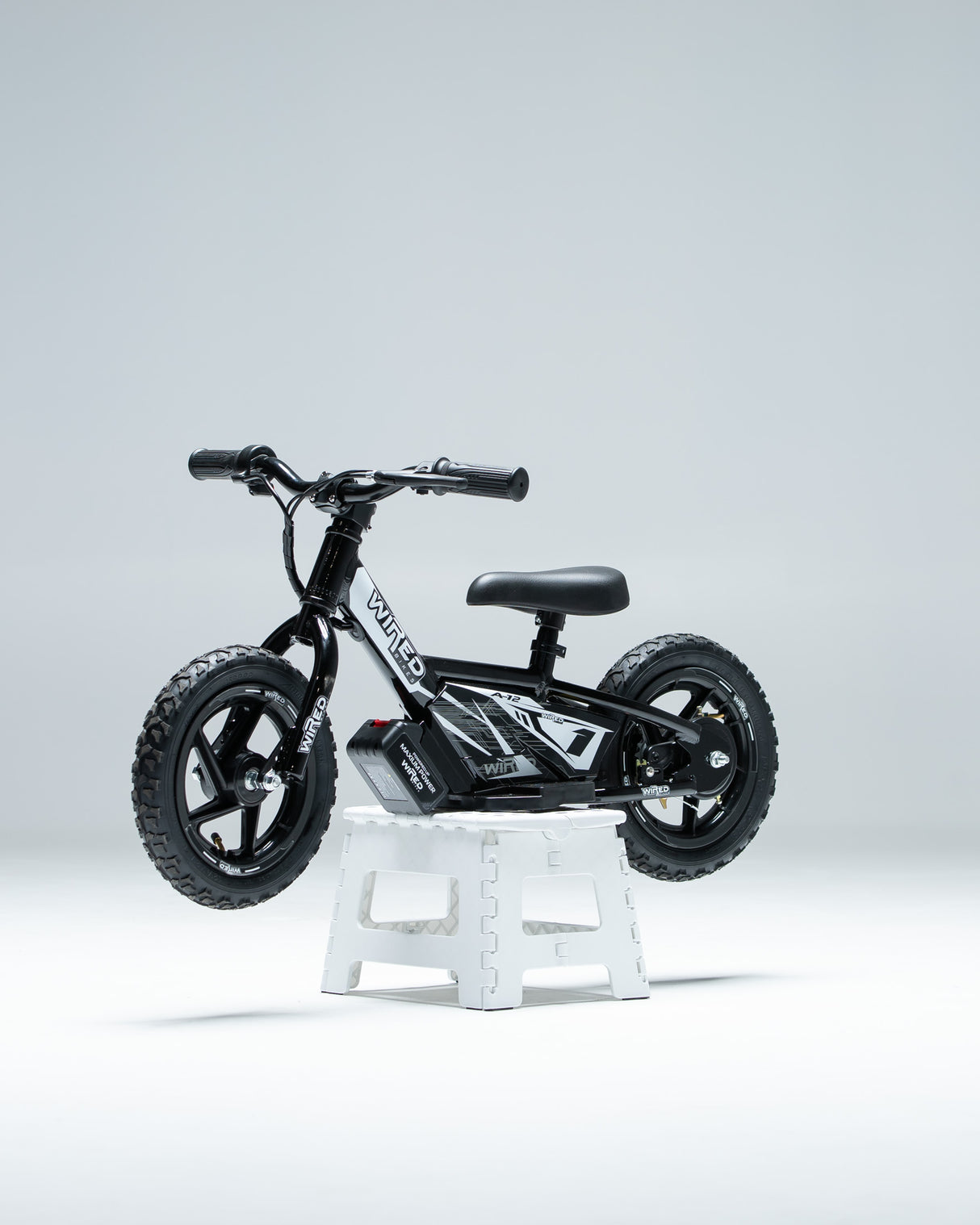 Wired Bikes Electric Balance Bike 12 Inch - Black