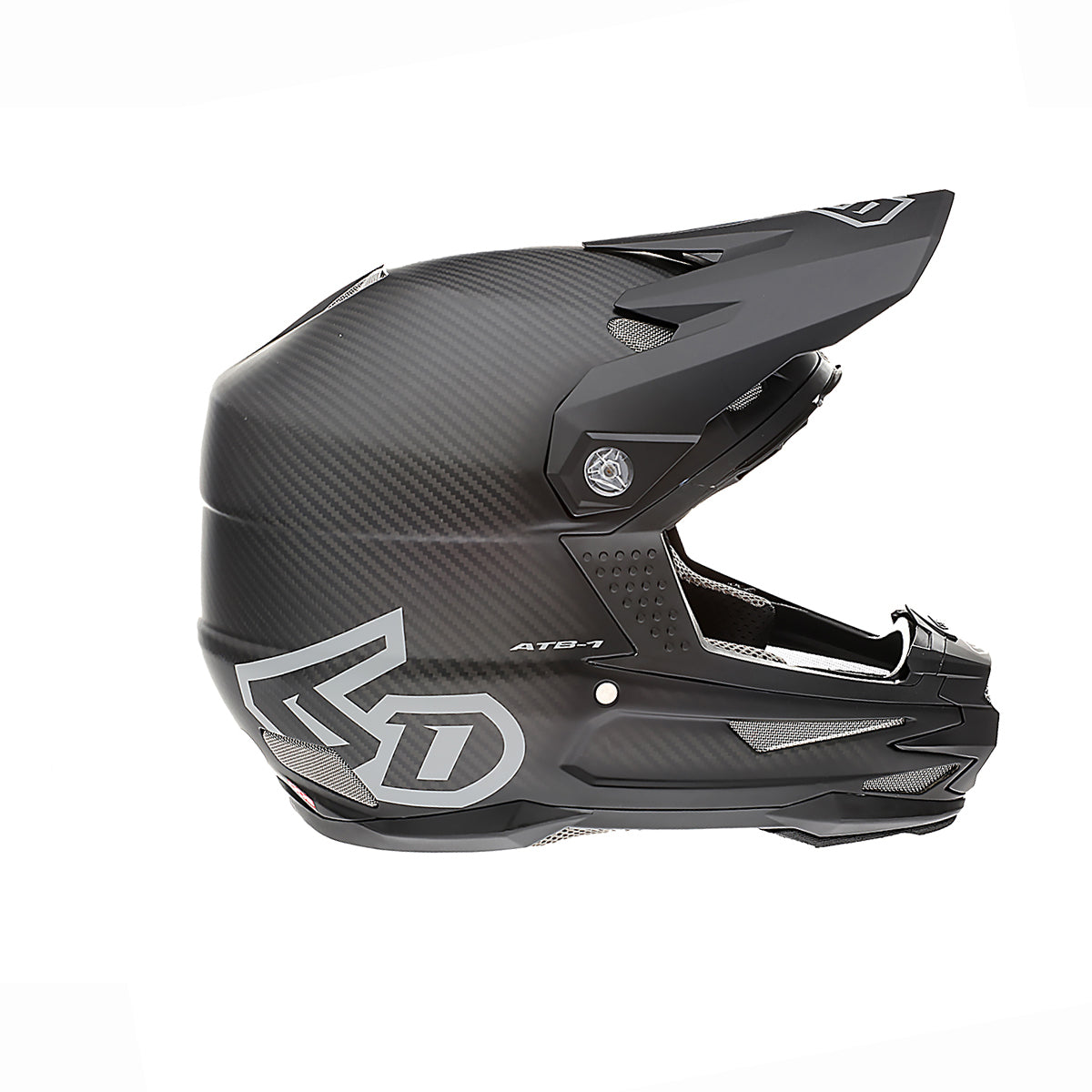 6D ATB-1 BMX/DH Helmet - Solid Matt Carbon