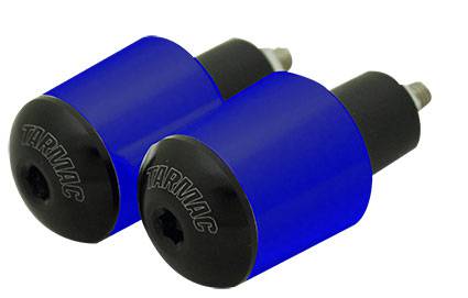 Tarmac Bar Ends Tapered Smooth 35mm Long - Blue