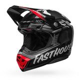 Bell Moto-10 Spherical Helmet - Fasthouse Privateer BLack/Red