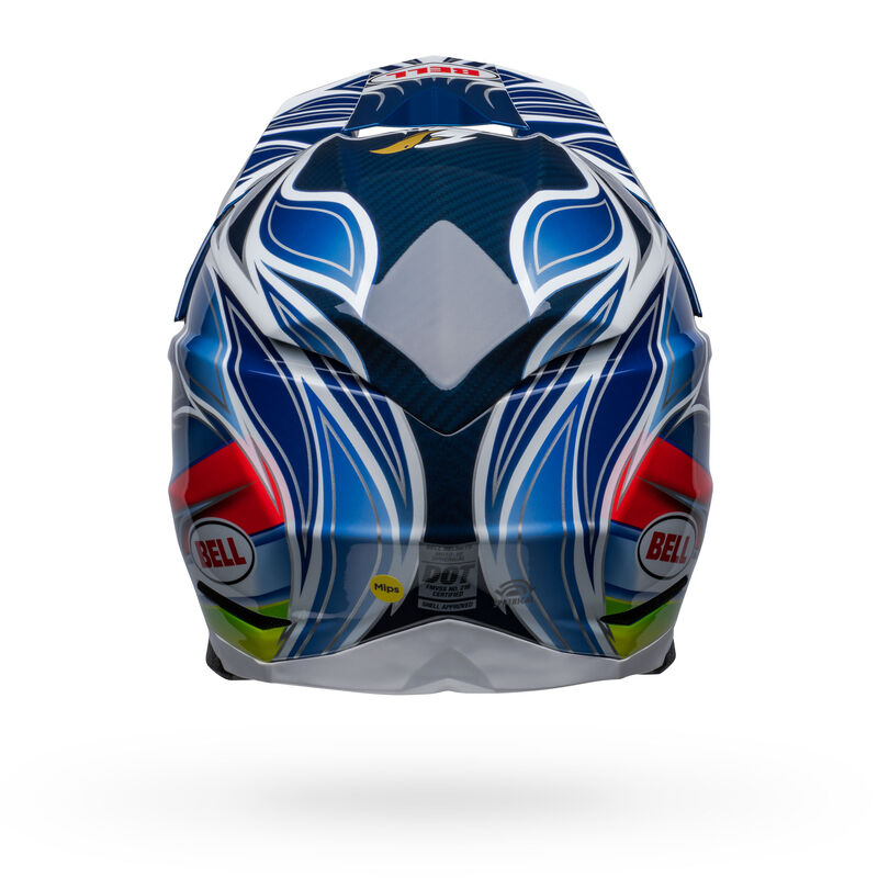 Bell Moto-10 Spherical Helmet - Tomac PC 23 Blue/White