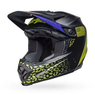 Bell Moto-9 Youth MIPS SE Fasthouse Helmet - Slayco Matt Black/Hi-Viz Yellow