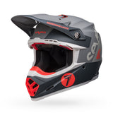 Bell Moto-9S Flex Helmet - Seven Vanguard Le Matt Charcoal Orange
