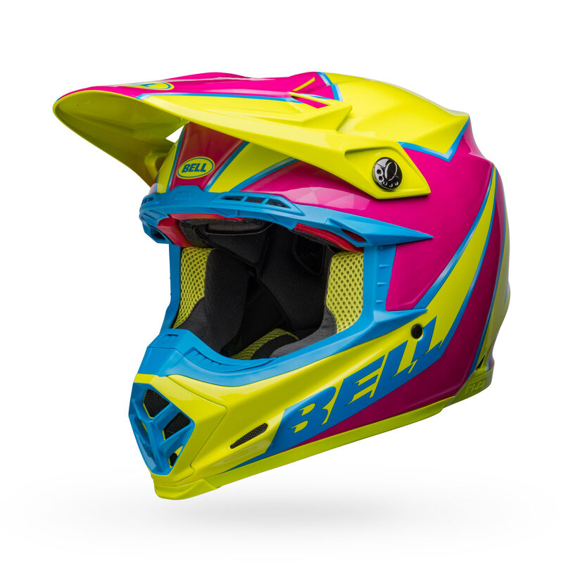 Bell Moto-9S Flex Helmet - Flex Sprite Yellow Magenta