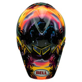 Bell Moto-9S Flex Helmet - Tagger Tropical Fever Gloss Yellow/Orange