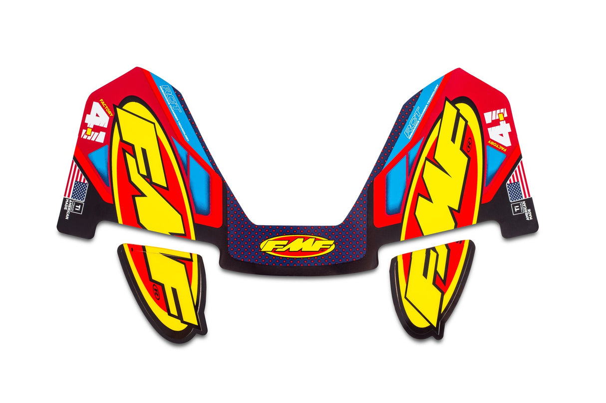 FMF FACTORY 4.1  TIT CRBN END CAP DECAL 14841