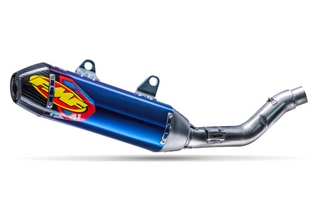 FMF YAM WR250F'20-23' ANO TI FACTORY 4.1 RCT TITANIUM ANODIZED SL (SLIP-ON) W/ CARBON CAP 044474